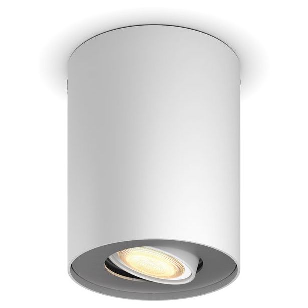 LED-spottivalaisin Philips Hue Pillar, valkoinen