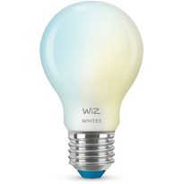 LED-älylamppu WiZ A60 Tunable White, Wi-Fi, 60W, E27, huurrettu lasi