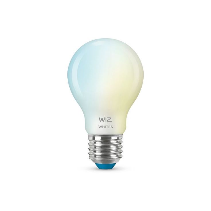 LED-älylamppu WiZ A60 Tunable White, Wi-Fi, 60W, E27, 6kpl, huurrettu lasi