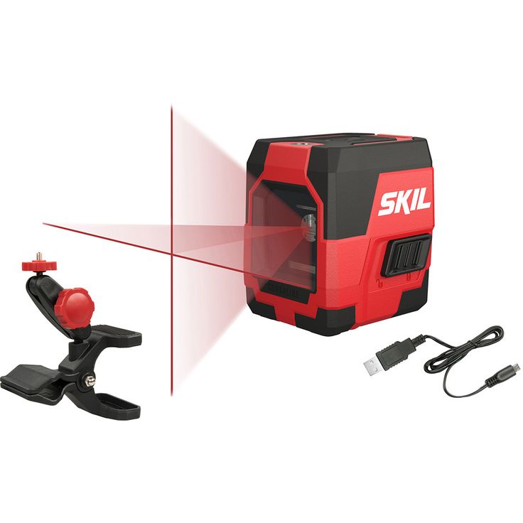 Ristilinjalaser Skil 1910 AA, USB-ladattava