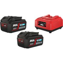 Akut ja laturi Skil 20V Max 3112 BA KeepCool 2x4.0Ah + 3122 AA