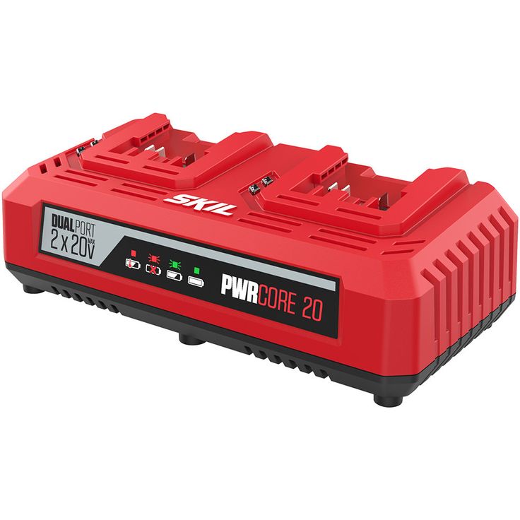 Kaksoislaturi Skil 2x20V Max 3128 AA, 2.4A