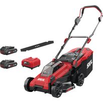 Akkuruohonleikkuri Skil 0130 BA, 34cm, 2x20V, 2x2.0Ah akuilla