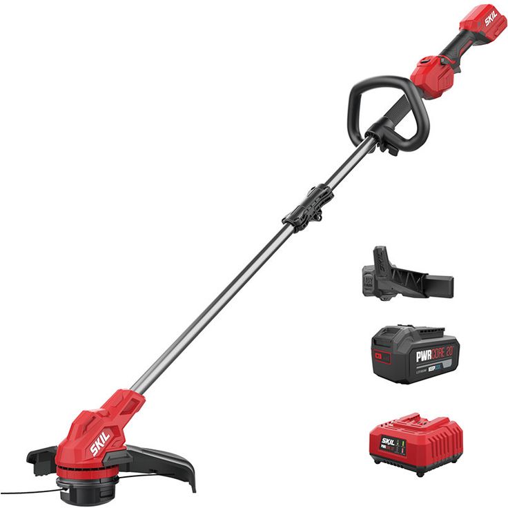 Akkutrimmeri Skil 0250 AB, 20V, 4.0Ah akulla