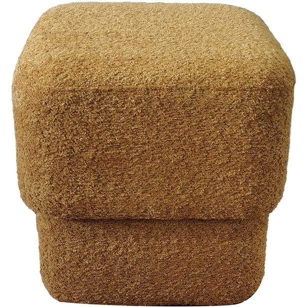 Ottoman LAURA 40x40xH40cm, yellow