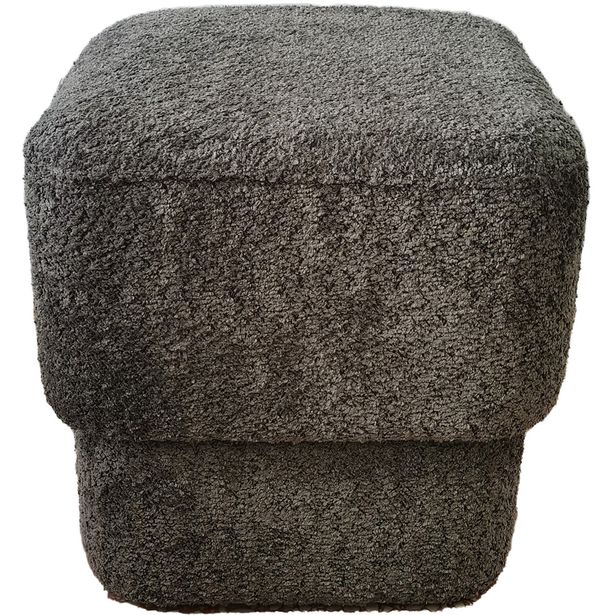 Ottoman LAURA 40x40xH40cm, grey
