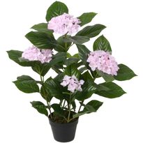 Tekokasvi Home4You WIND HYDRANGEA K80 cm, vaaleanpunainen