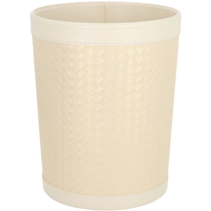 Trash bin WILMA 22x22x27.5cm, cream