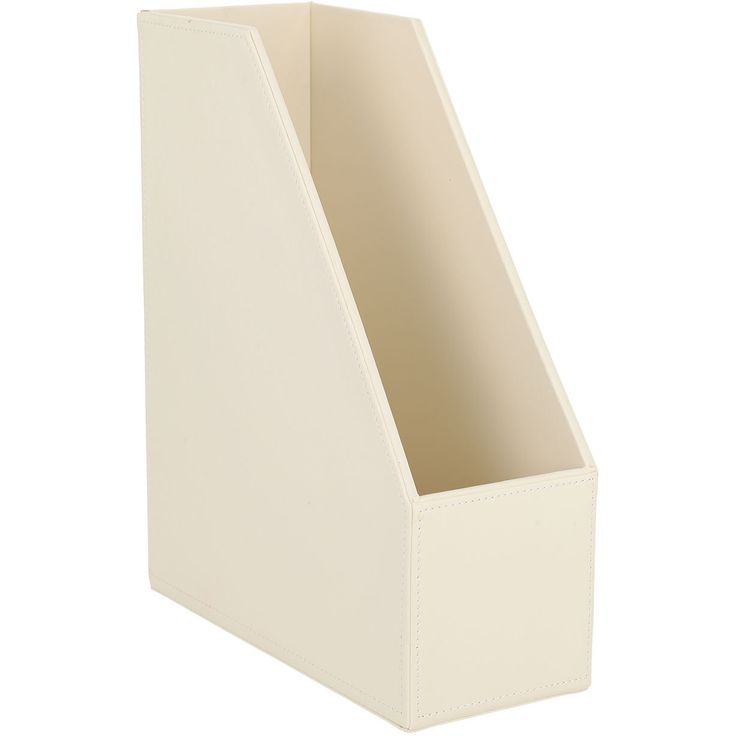 File holder WILMA 26.5x10.5x32.5cm, cream