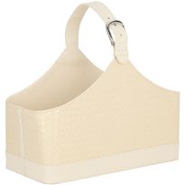 Lehtikori Home4You WILMA 37,5x17,5x27 cm, valkoinen