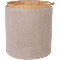Rahi/pöytä Home4You HIRO Ø39xK44 cm, säilytystilalla ja tarjottimella, eri värejä