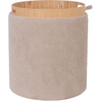 Rahi/pöytä Home4You HIRO Ø34,5xK37 cm, säilytystilalla ja tarjottimella, eri värejä