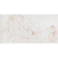 Taulu Home4You 60x120 cm, valkoiset terälehdet, beige