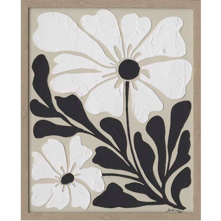 Painting with frame 40x50cm, flowers 1
