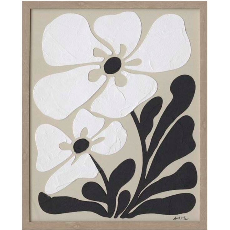 Painting with frame 40x50cm, flowers 2