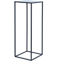 Kukkateline Home4You DEIA CHI L 25x25xK70 cm, musta