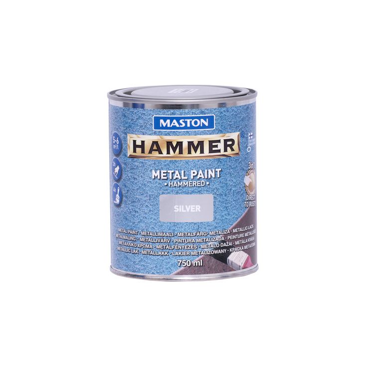 Metallimaali Maston Hammer Vasaralakka, 750ml, eri värivaihtoehtoja 