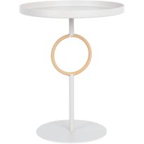 Sivupöytä Home4You DEIA Ø40xK50,5 cm, lämpimänharmaa