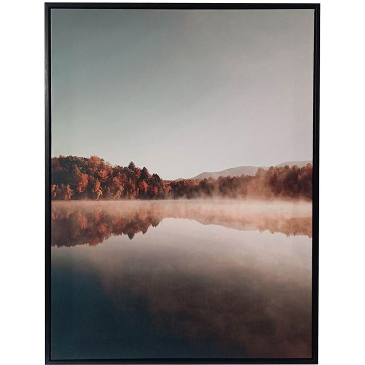 Wall art WALLY 60x80cm, lake landscape
