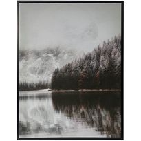 Seinätaulu Home4You WALLY 60x80 cm, luminen maisema, harmaa