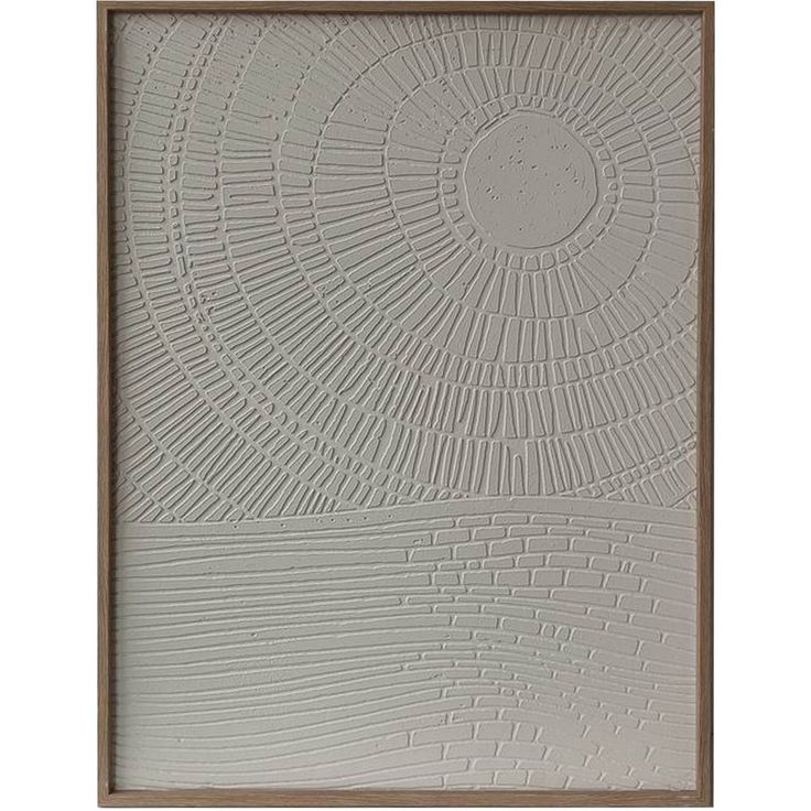 Wall art WALLY 60x80cm, abstract white