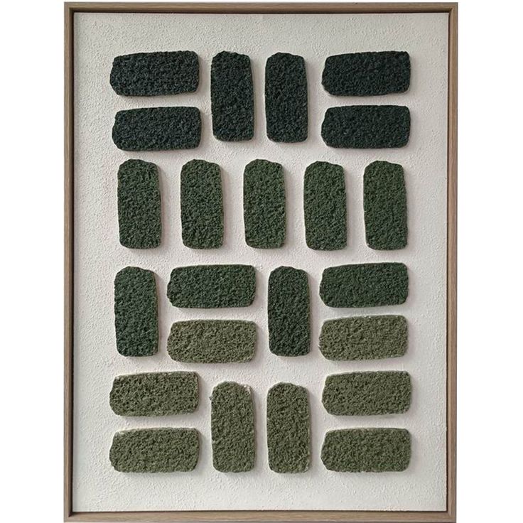 Wall art WALLY 60x80cm, green maze 1