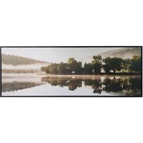 Seinätaulu Home4You WALLY 50x140 cm, sumu järvellä, beige