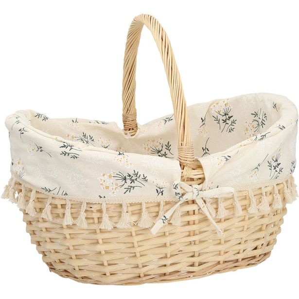 Basket WILLI EMMA 35x25xH14/19/26cm