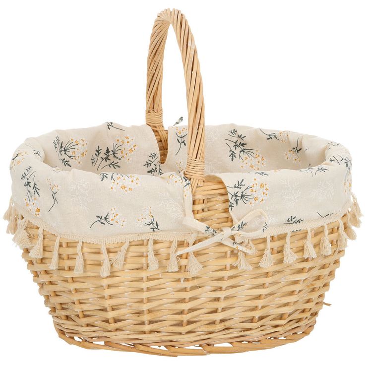 Basket WILLI EMMA 42x31xH23/38cm