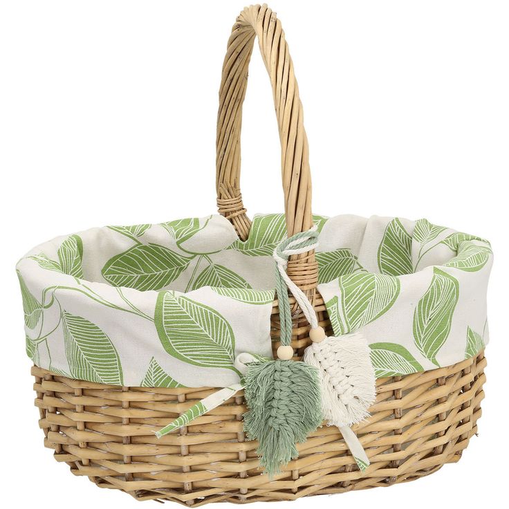 Basket WILLI MIRO 37x28xH17/36cm