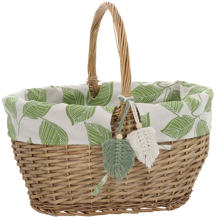 Basket WILLI MIRO 42x31xH23/38cm