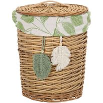 Pyykkikori Home4You WILLI MIRO Ø31xK36 cm, beige