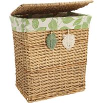 Pyykkikori Home4You WILLI MIRO 47x35xK55 cm, beige