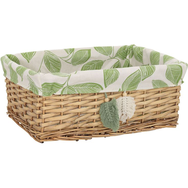 Basket WILLI MIRO 43x30xH18cm