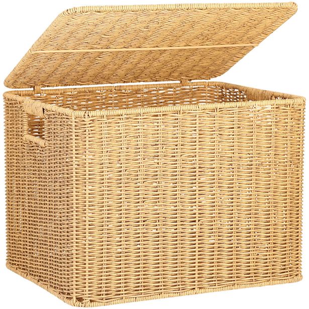 Basket BASILE 42,5x34xH31cm, natural