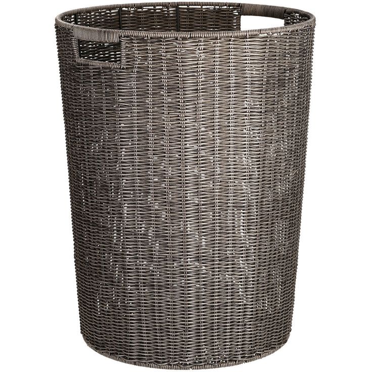 Basket BASILE D46/39xH61cm, dark