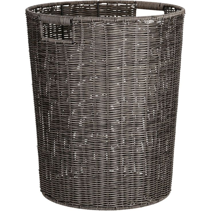 Basket BASILE D39/32,5xH46,5cm, dark