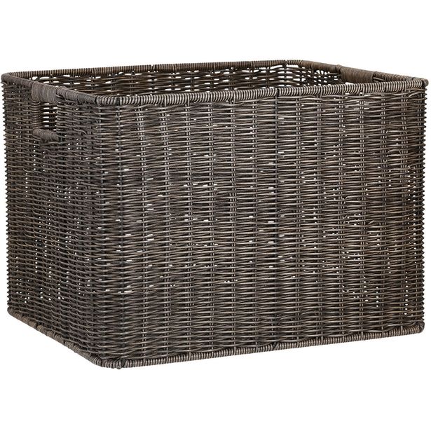 Basket BASILE 37x31xH28cm, dark