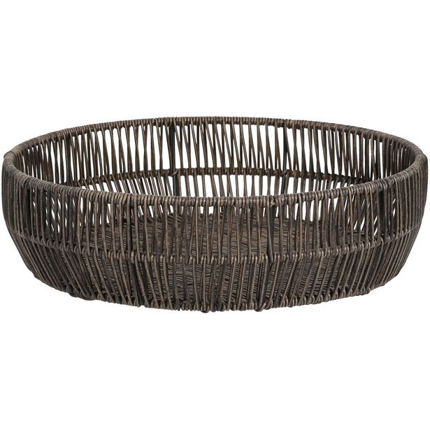 Basket BASILE D36/32xH10cm, dark