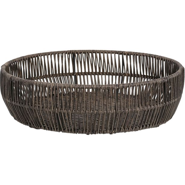Basket BASILE D33/29xH8,5cm, dark