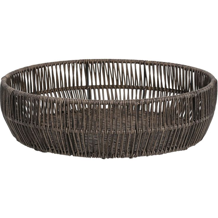 Basket BASILE D33/29xH8,5cm, dark