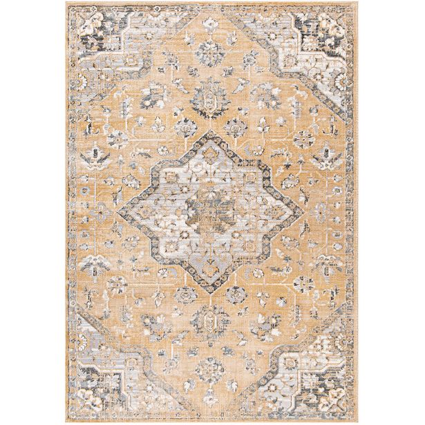 Carpet ZOE-1, 133x190cm, golden/beige