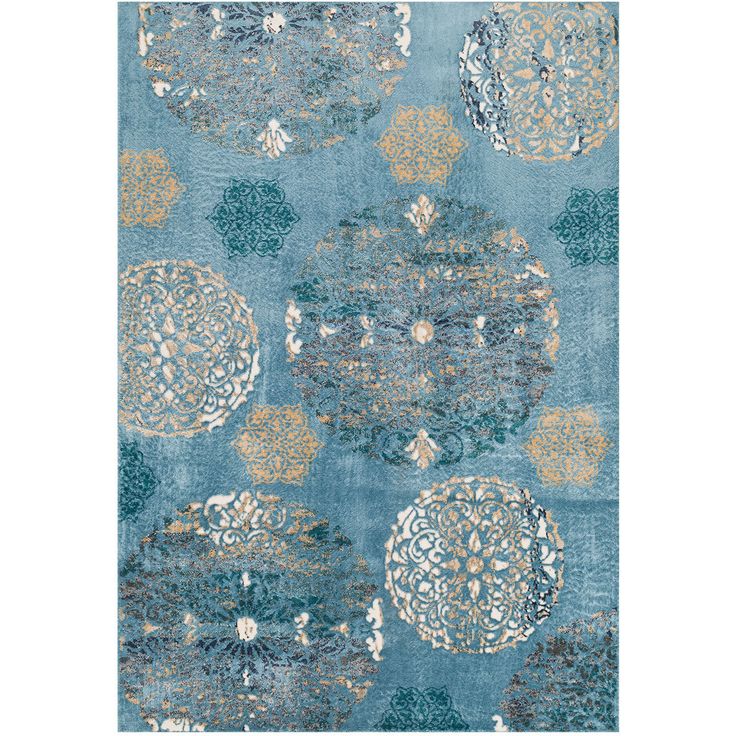 Carpet ZOE-5, 160x230cm, blue