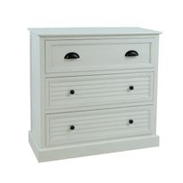 Lipasto Home4You Meldon 80x35x80cm, valkoinen