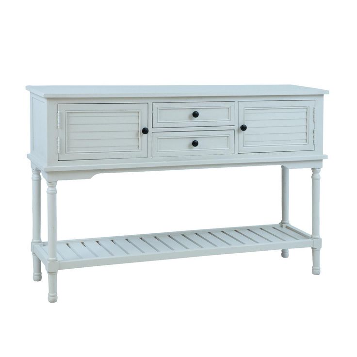 Senkki Home4You Meldon 120x33x81cm, valkoinen 