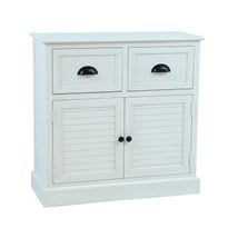 Lipasto Home4You Meldon 75x33x75cm, valkoinen