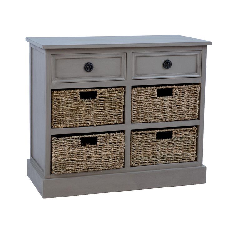 Lipasto Home4You Kent, korilaatikoilla, 76x33x66cm