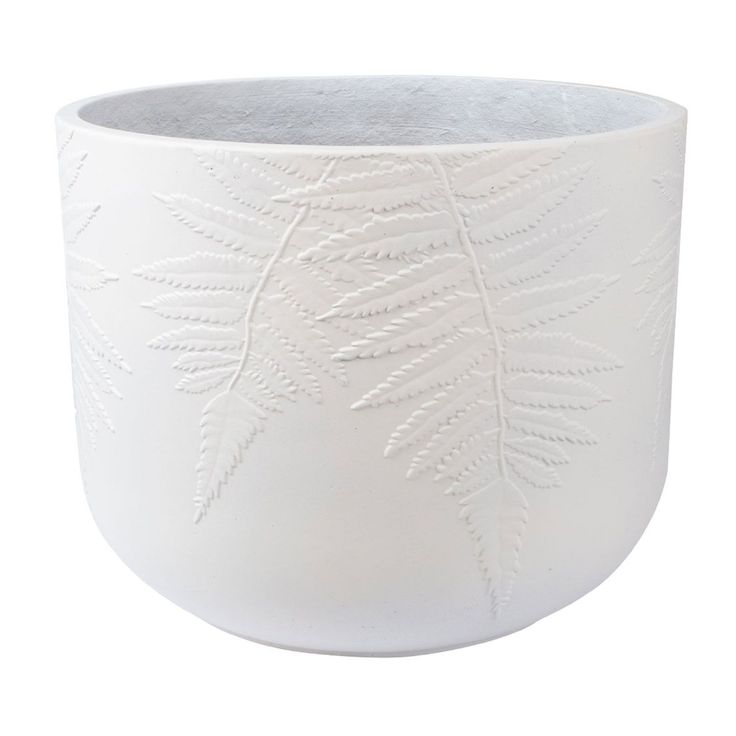 Kukkaruukku Home4You Sanariö D55x43.5cm, valkoinen 