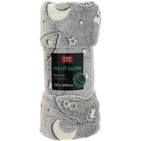 Torkkupeitto Home4You NIGHT LIGHT 150x200 cm, avaruus, harmaa