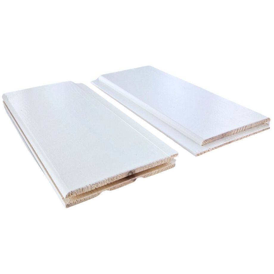 Sisustuspaneeli Cent STP, 15x120x3900mm, mänty, valkoinen, päätypontattu